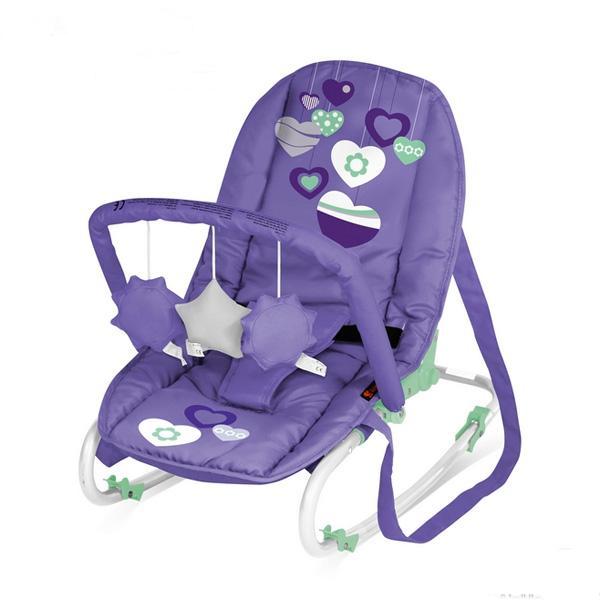 Шезлонг Bertoni TOP RELAX (violet hearts)